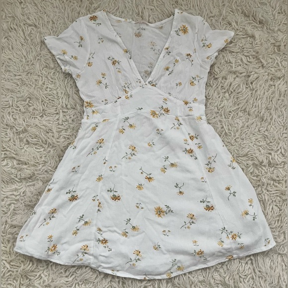 Pacsun | Lottie Moss | White Floral Sundress - Picture 1 of 5